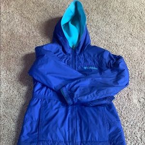 Columbia reversible girls fall/spring jacket.